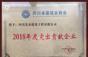 2018年度突出貢獻(xiàn)企業(yè)